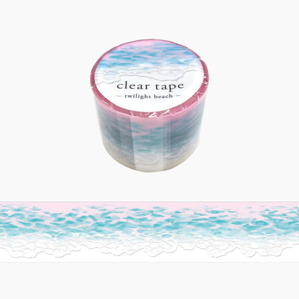 Mind Wave Clear Masking Tape - Limited Edition - Twilight Beach