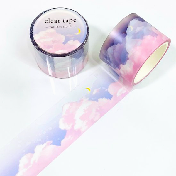 Mind Wave Clear Masking Tape - Limited Edition - Twilight Cloud