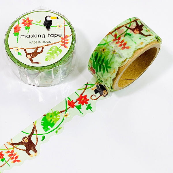 Mind Wave Die-Cut Masking Tape - Jungle - Limited Edition