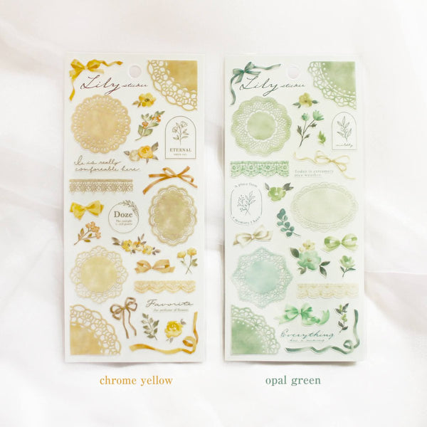 Mind Wave Lily Lace Stickers