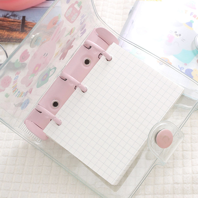 Mini Binner Mini Binder Mini 3 Ring Macaron Binder Cover With 20pcs 3 Inch