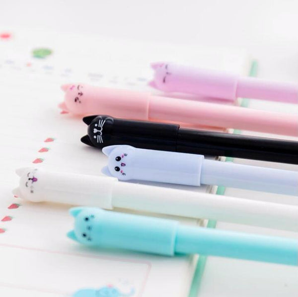4pcs Cute Pens Kawaii Gel Pens Checkerboard Grid Series Pen Set