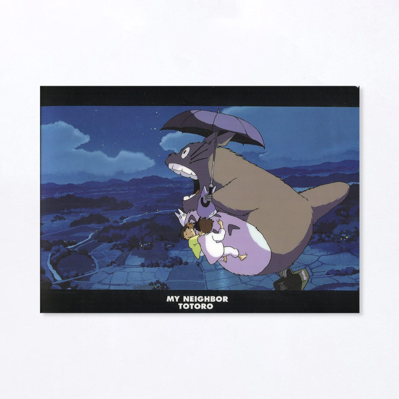 My Neighbor Totoro A4 Clear Folder - Flying With Totoro