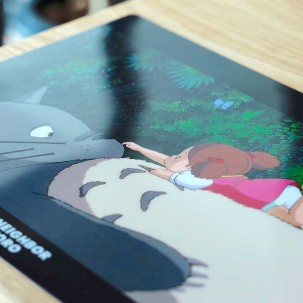 My Neighbor Totoro A4 Clear Folder - Napping On Totoro's Tummy