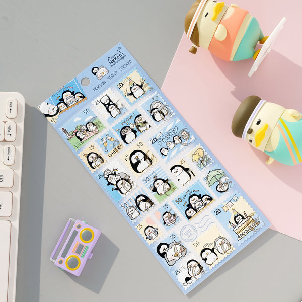Nekoni Original Animal Stamp Stickers