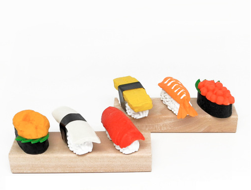 Nigiri Sushi Eraser Set