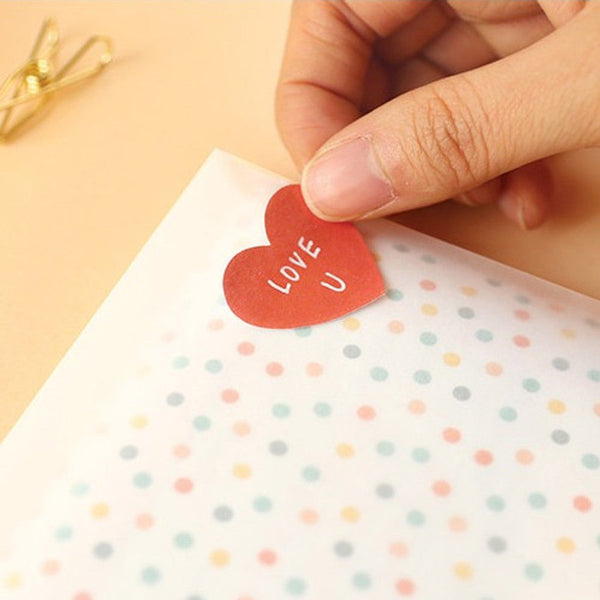 Paperian Index Sticky Notes - Hearts