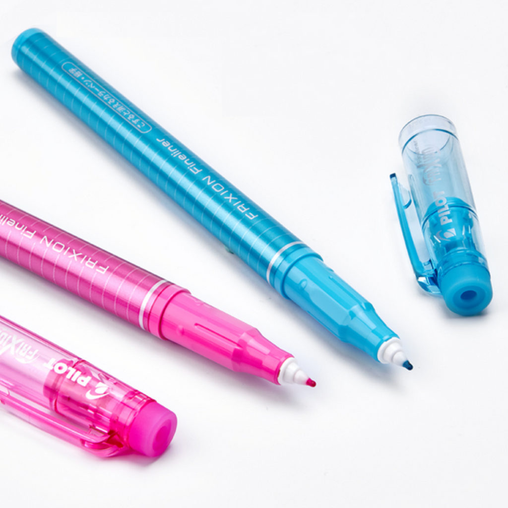 Frixion Pen Fineliner Erasable Fabric Pen Rainbow Colors Heat