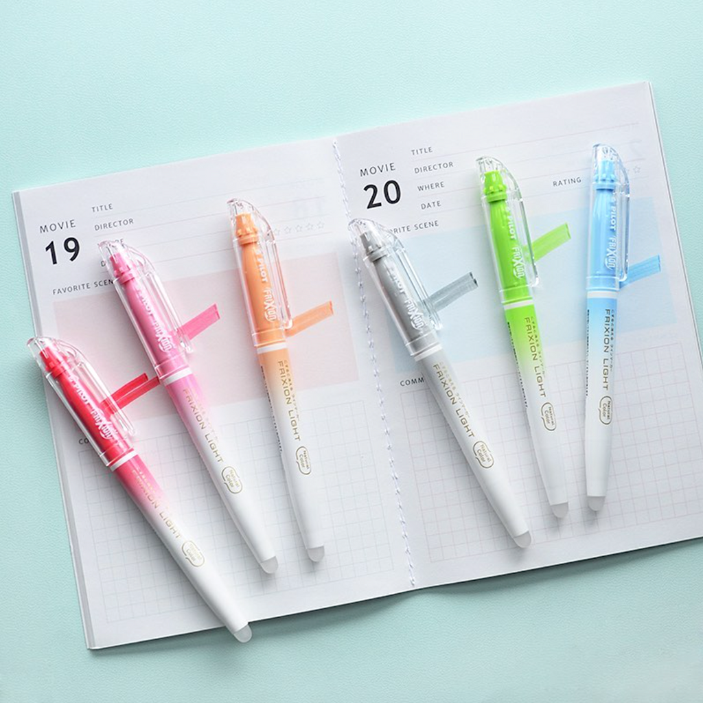 FriXion Light Natural Colors - Erasable Highlighter pen - Medium Tip -  Collections
