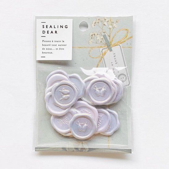 Q-Lia Sealing Dear Stickers - Pearl Violet