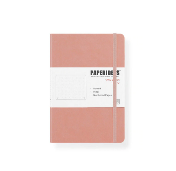 Paper Ideas Hardcover Notebook - Retro Pale Colors - A5 Dotted