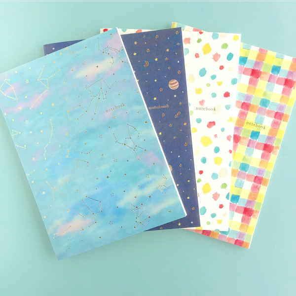 Ryu-Ryu Notebook - A5 Lined - Star Constellations