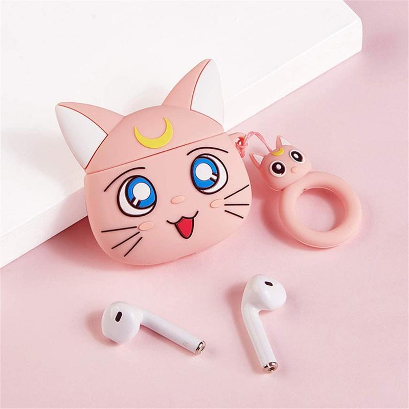 Cartoon Cat Shaped Earphone Case Compatible With Airpods 3/Pro/1/2