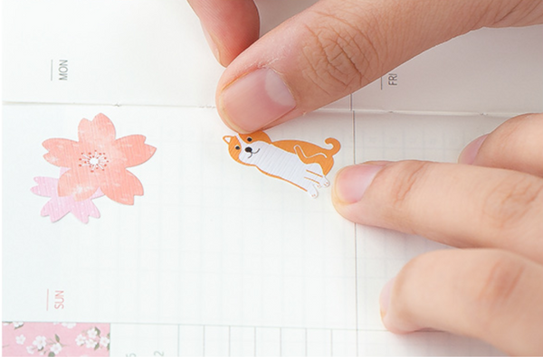 Spring Cherry Blossom Floral Stickers 6