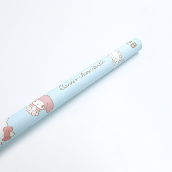 Sanrio Character 2B Pencil - Sky and Flowers