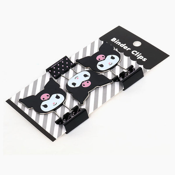 Sanrio Kuromi Binder Clips - Set of 3