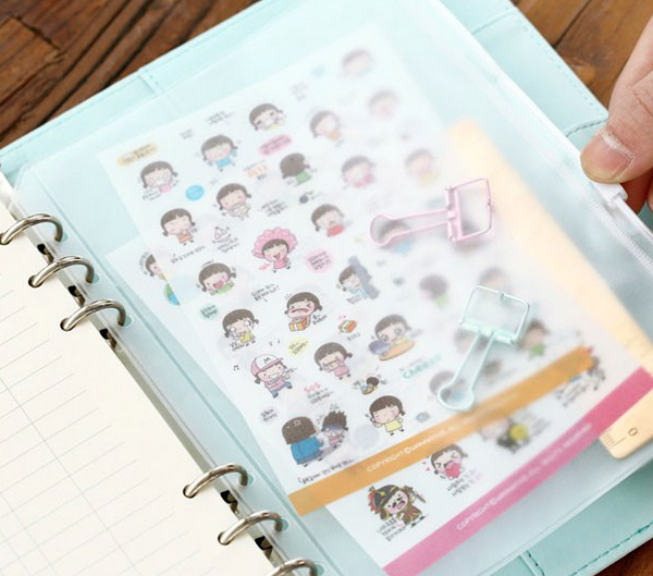 Transparent Plastic Storage Pocket