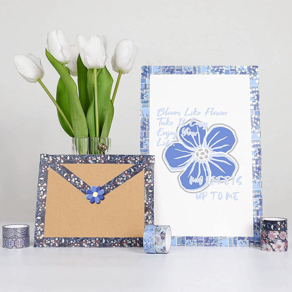 Shades Of Blue Washi Tape Set