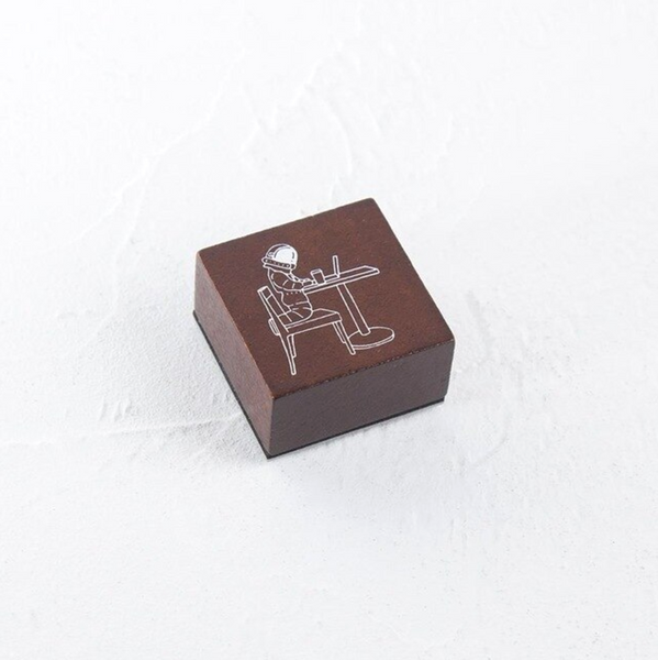 Spaceman Wooden Stamps