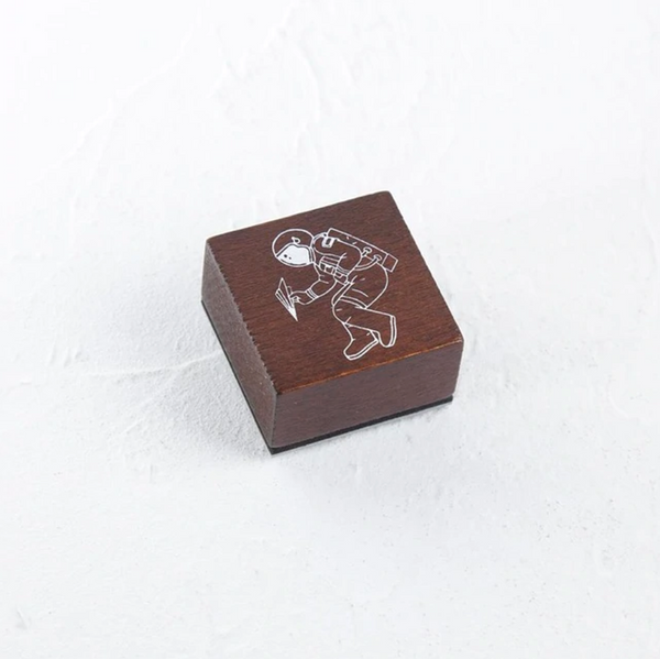 Spaceman Wooden Stamps