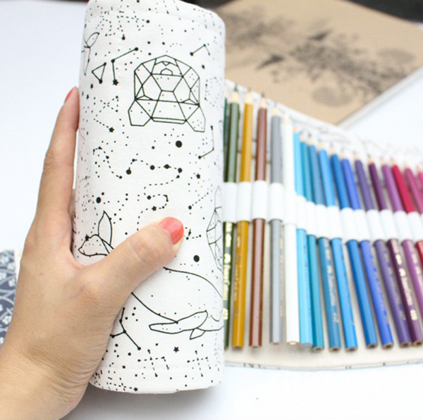 Star Constellations Roll Up Pencil Case 3