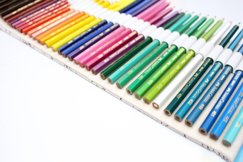 FABER CASTELL COLOR PENCIL SET : 48, 72 COLORS WITH ROLLABLE