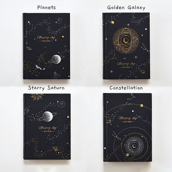 Starry Sky Black Paper Notebook