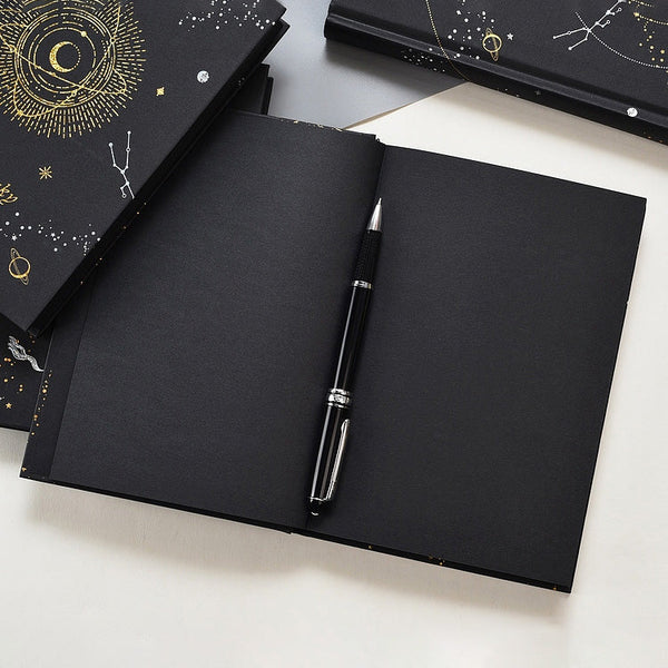 Starry Sky Black Paper Notebook