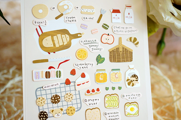 Suatelier Stickers - I Like Bread