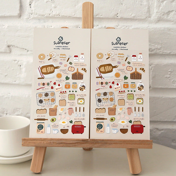 Suatelier Stickers - I Like Bread