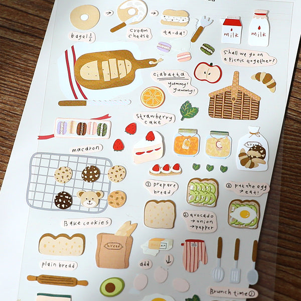 Suatelier Stickers - I Like Bread