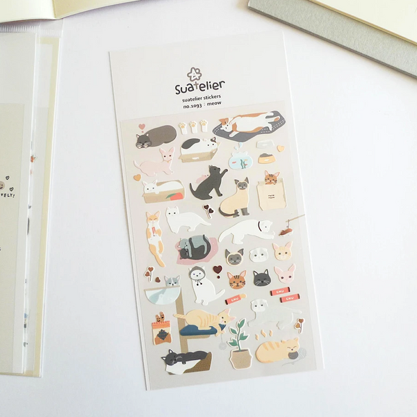 Suatelier Stickers - Meow