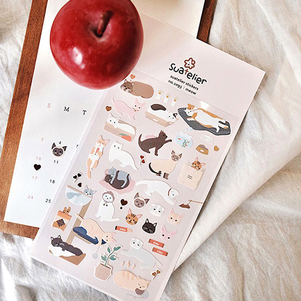 Suatelier Stickers - Meow