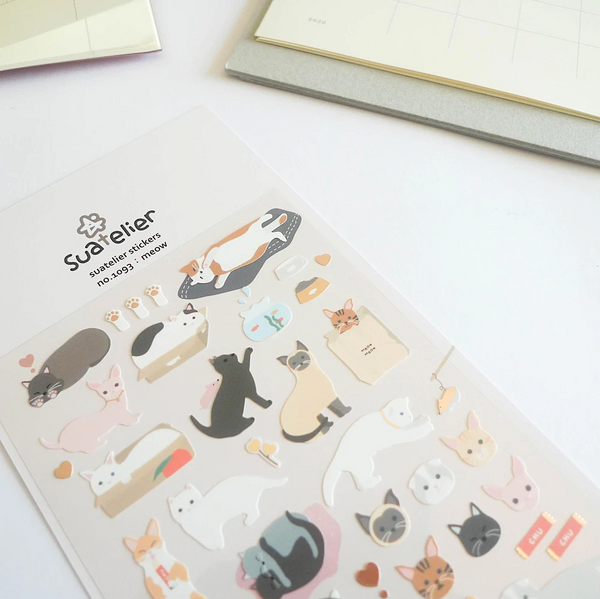 Suatelier Stickers - Meow