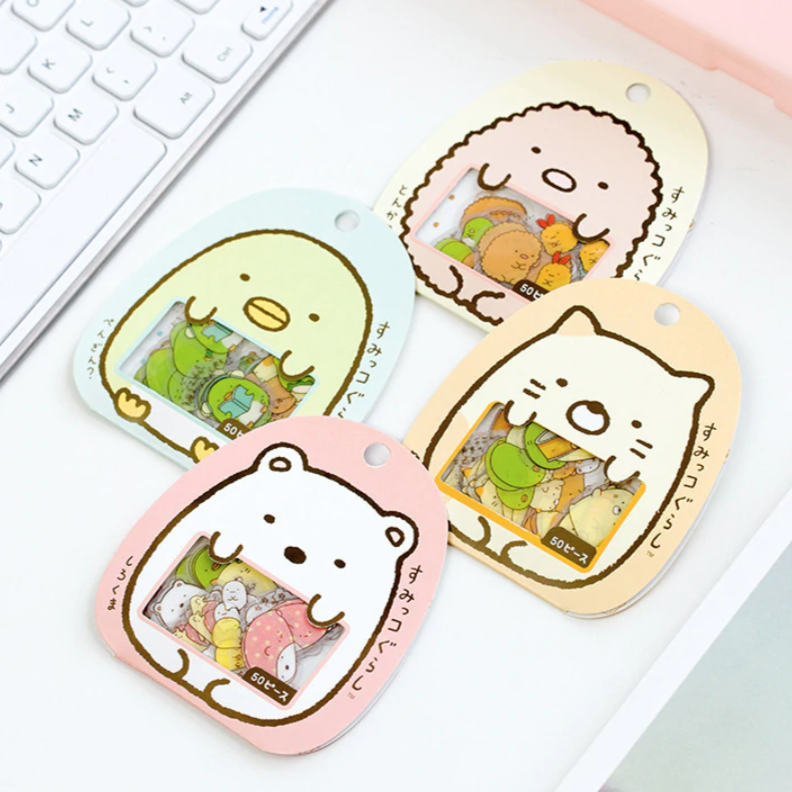 Sumikkogurashi Shiny Stickers - Let's Get Together – Cute Things from Japan
