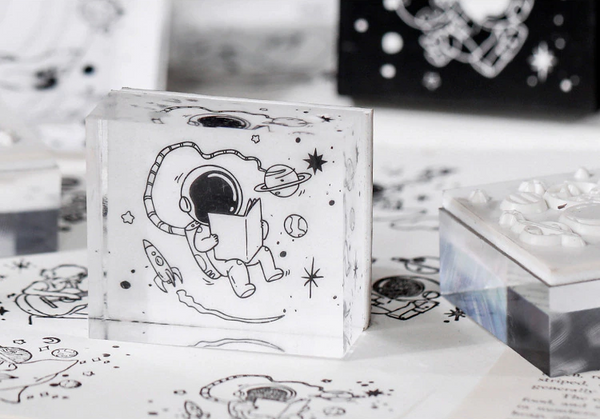 The Universe Within Us Rubber Stamp
