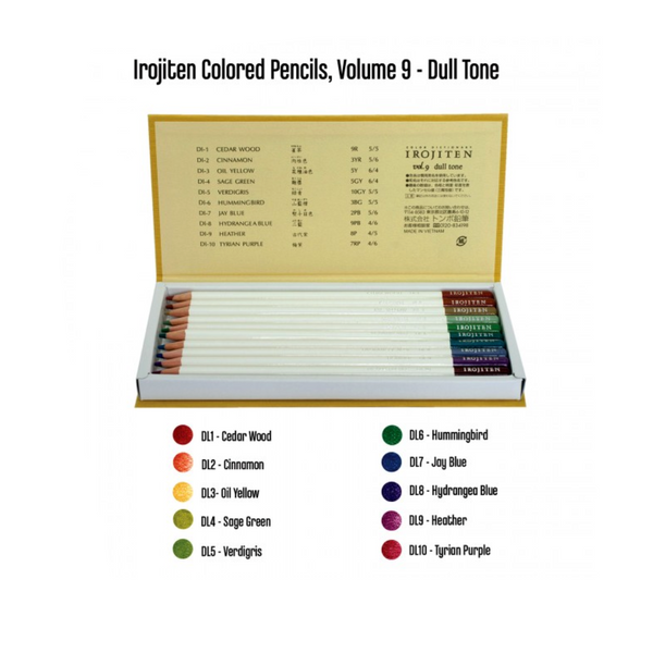 Tombow Irojiten Colored Pencil Dictionary - 30 Color Set - Seascape 8