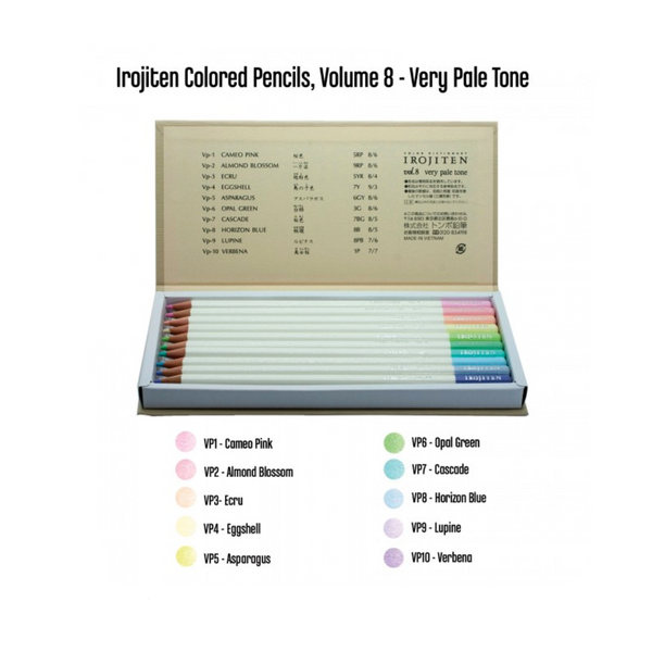 Tombow Irojiten Colored Pencil Dictionary - 30 Color Set - Seascape 9