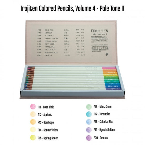 Tombow Irojiten Colored Pencil Dictionary - 30 Color Set 10