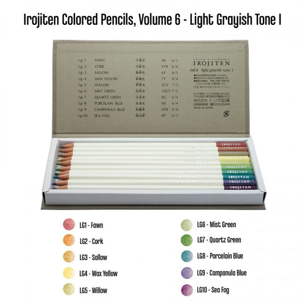 Tombow Irojiten Colored Pencil Dictionary - 30 Color Set 12