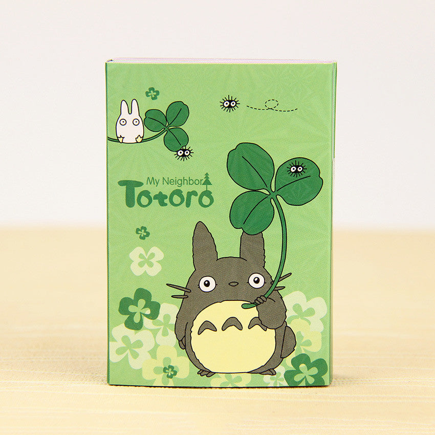 Totoro & My Melody Sticky Memo Set Green