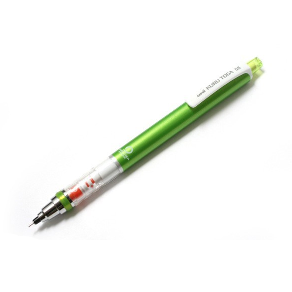 Uni Kuru Toga Auto Lead Rotation Mechanical Pencil Green