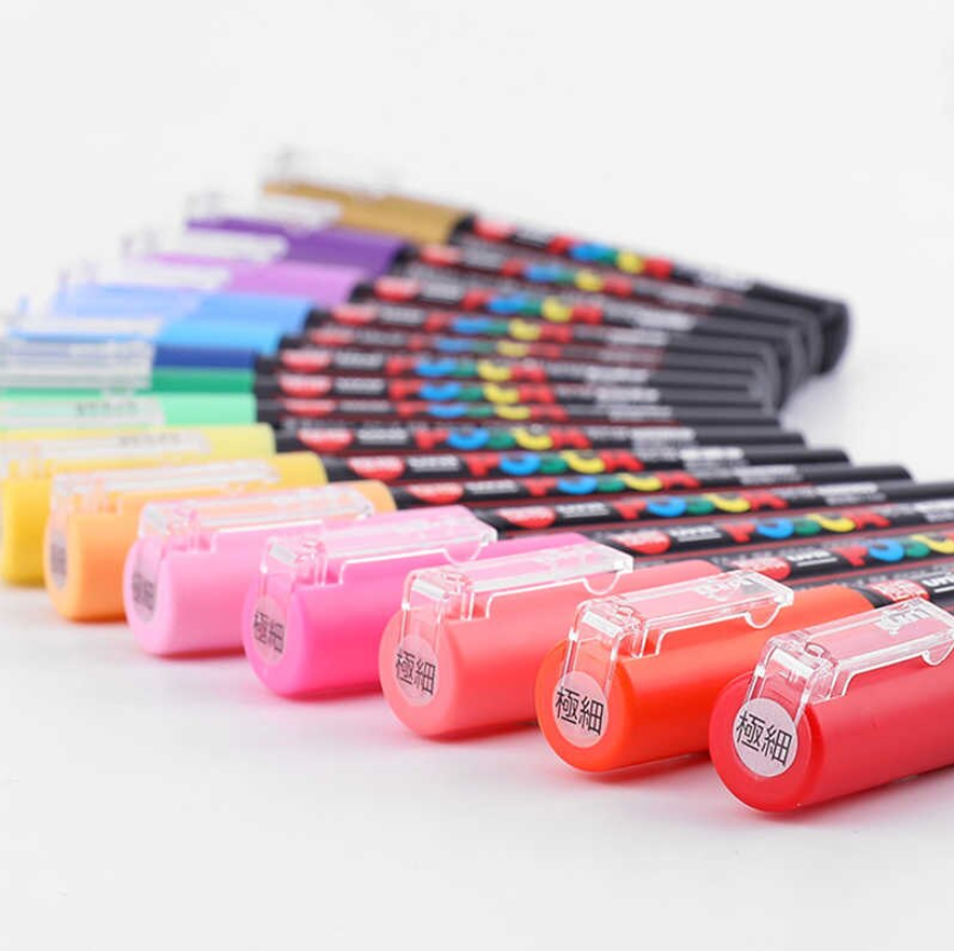 Posca Paint Marker Pen Set of 12 - PC-1M - Stationery & Pens from