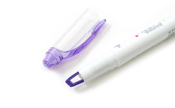Uni Propus Window Highlighter: Soft Color Set 4
