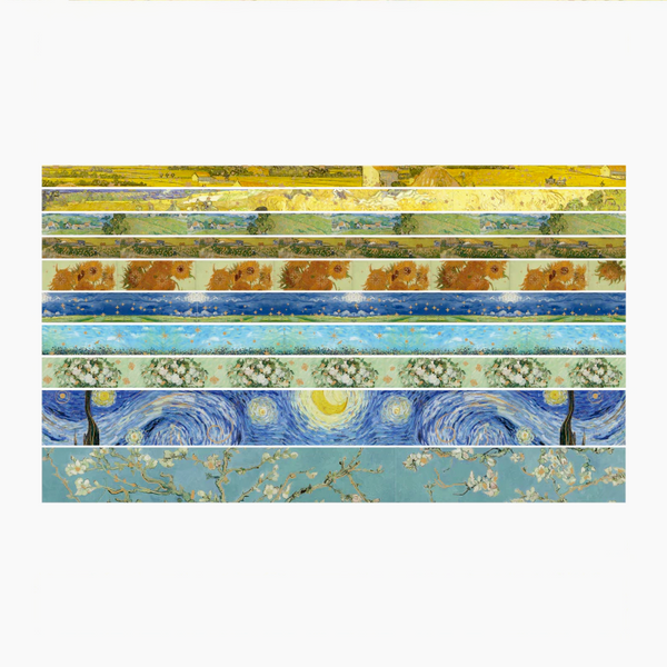 Van Gogh Masking Tapes Set - Collection of Paintings