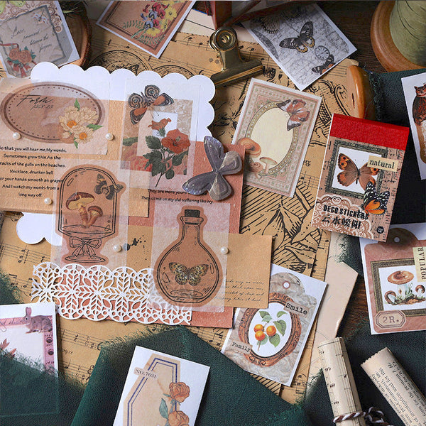 Vintage Deco Sticker Book