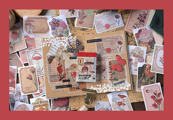 Vintage Deco Sticker Book