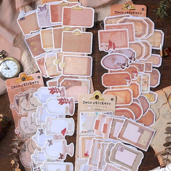 Vintage Label Deco Stickers