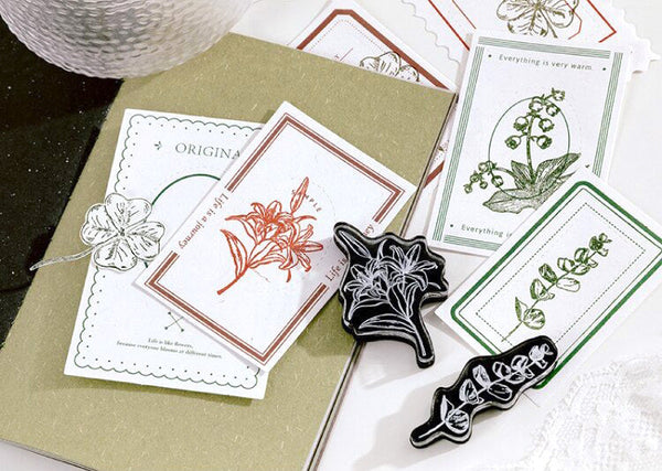 Vintage Plant Acrylic Stamps