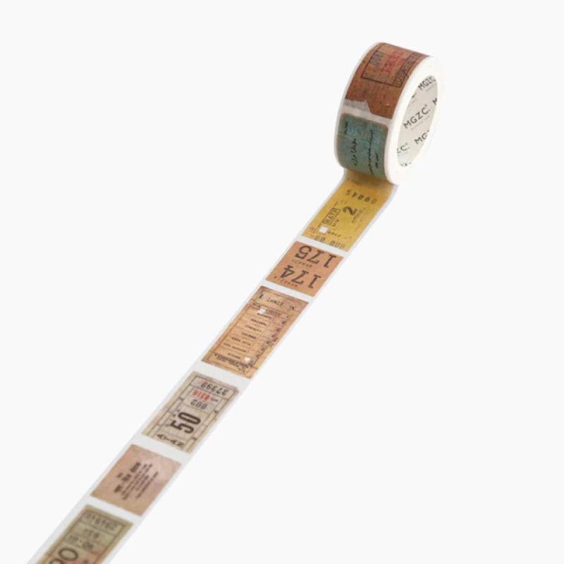 Vintage Ticket Washi Tape – Supapers
